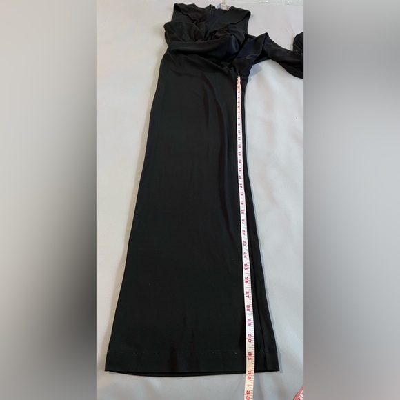 Michael Kors Wrap Front Wide Leg Jumpsuit Black Size‎ 4  Grommet Sleeveless - Picture 5 of 12